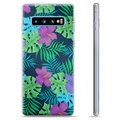 Samsung Galaxy S10+ TPU Hoesje - Tropische Bloem