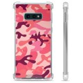 Samsung Galaxy S10e Hybride Case - Roze Camouflage