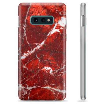 Samsung Galaxy S10e TPU Case - Rode Marmer