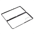 Samsung Galaxy S20 FE Magnetisch Hoesje met Gehard Glas - Zwart
