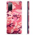 Samsung Galaxy S20 FE TPU Hoesje - Roze Camouflage