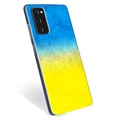 Samsung Galaxy S20 FE TPU Hoesje Oekraïense Vlag - Two Tone