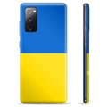 Samsung Galaxy S20 FE TPU Hoesje Oekraïense Vlag - Geel en Lichtblauw
