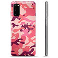 Samsung Galaxy S20 TPU Hoesje - Roze Camouflage