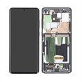 Samsung Galaxy S20 Ultra 5G Front Cover & LCD Display GH82-22271A - Zwart