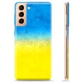 Samsung Galaxy S21+ 5G TPU Hoesje Oekraïense Vlag - Tweekleurig
