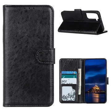 Samsung Galaxy S21+ 5G Wallet Case met Magnetische Sluiting - Zwart