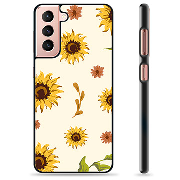 Samsung Galaxy S21 5G Beschermhoes - Zonnebloem