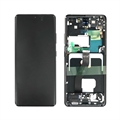 Samsung Galaxy S21 Ultra 5G Front Cover & LCD Display GH82-26035A - Zwart