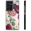 Samsung Galaxy S21 Ultra 5G Beschermhoes - Romantische Bloemen
