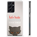 Samsung Galaxy S21 Ultra 5G TPU-hoesje - Angry Cat