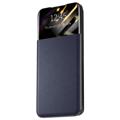 Samsung Galaxy S22 5G Front Smart View Flip Case - Blauw
