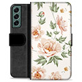 Samsung Galaxy S22+ 5G Premium Wallet Hoesje - Bloemen