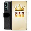 Samsung Galaxy S22+ 5G Premium Portemonnee Hoesje - King