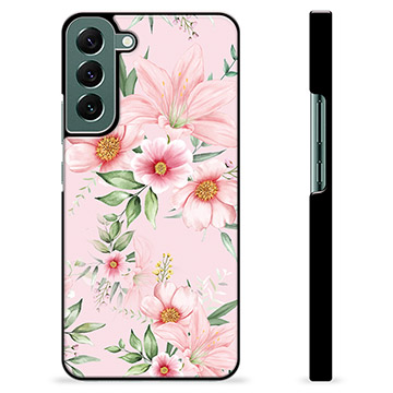 Samsung Galaxy S22+ 5G Beschermende Cover - Aquarel Bloemen