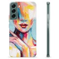 Samsung Galaxy S22+ 5G TPU-hoesje - Abstract Portret