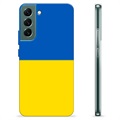 Samsung Galaxy S22+ 5G TPU Hoesje Oekraïense Vlag - Geel en Lichtblauw