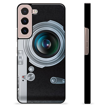 Samsung Galaxy S22 5G Beschermende Cover - Retrocamera