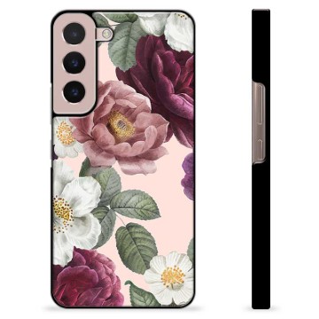 Samsung Galaxy S22 5G Beschermende Cover - Romantische Bloemen