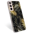 Samsung Galaxy S22 5G TPU Hoesje - Gouden Bladeren