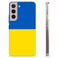 Samsung Galaxy S22 5G TPU Hoesje Oekraïense Vlag - Geel en Lichtblauw