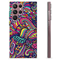 Samsung Galaxy S22 Ultra 5G TPU-hoesje - Abstracte bloemen