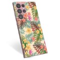 Samsung Galaxy S22 Ultra 5G TPU Hoesje - Roze Bloemen