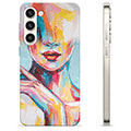Samsung Galaxy S23+ 5G TPU-hoesje - Abstract Portret