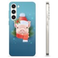 Samsung Galaxy S23+ 5G TPU-hoesje - Winter Piggy