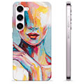 Samsung Galaxy S23 5G TPU-hoesje - Abstract Portret