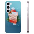 Samsung Galaxy S23 5G TPU-hoesje - Winter Piggy