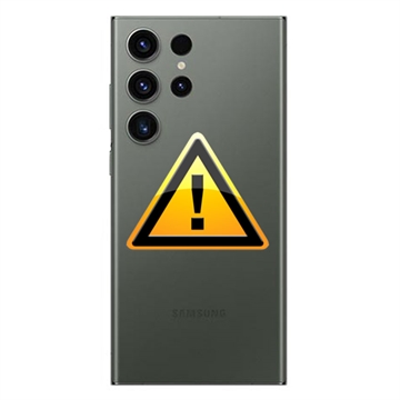 Samsung Galaxy S23 Ultra 5G Batterijdeksel Reparatie - Groen