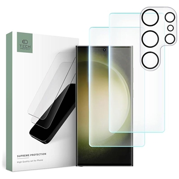 Samsung Galaxy S23 Ultra 5G Tech-Protect Supreme Beschermingsset - Doorzichtig