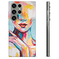 Samsung Galaxy S23 Ultra 5G TPU-hoesje - Abstract Portret