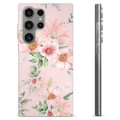 Samsung Galaxy S23 Ultra 5G TPU-hoesje - Aquarel Bloemen