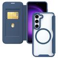 Samsung Galaxy S24 Flip Case met kaartsleuf - MagSafe compatibel - Blauw