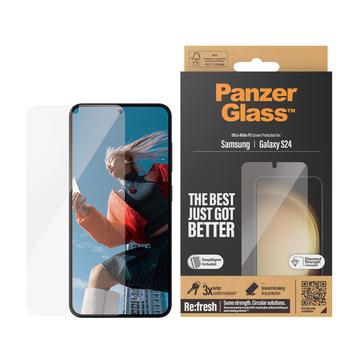 Samsung Galaxy S24 PanzerGlass Ultra-Wide Fit EasyAligner Screenprotector - Doorzichtig