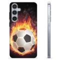 Samsung Galaxy S24+ TPU-hoesje - Voetbal Vlam