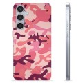 Samsung Galaxy S24+ TPU-hoesje - Roze Camouflage