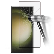Samsung Galaxy S24 Ultra Full Cover Glazen Screenprotector - Zwarte Rand