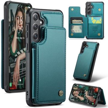 Samsung Galaxy S25 Caseme C22 Hoesje RFID-kaart portemonnee - Groen