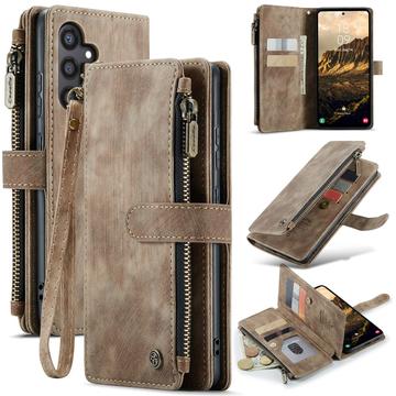 Samsung Galaxy S25 Caseme C30 Multifunctioneel Portemonnee Hoesje - Bruin