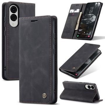 Samsung Galaxy S25 Edge Caseme 013 Series Portemonnee Hoesje - Zwart