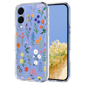 Samsung Galaxy S25 Edge TPU-hoesje met bloemenpatroon