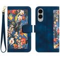 Samsung Galaxy S25 Edge Floral Portemonnee Hoesje met kaartsleuven