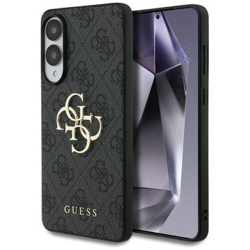 Samsung Galaxy S25 Edge Guess 4G Big Metal Logo Hybride Hoesje - Zwart