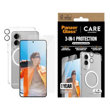 Samsung Galaxy S25 Edge PanzerGlass Care Flagship 3-in-1 bundel - Helder