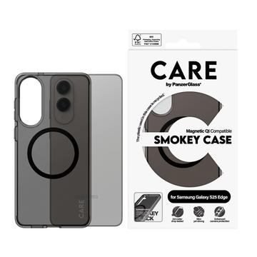 Samsung Galaxy S25 Edge PanzerGlass Care Smokey Urban Combat Hoesje - MagSafe-compatibel - Transparant zwart