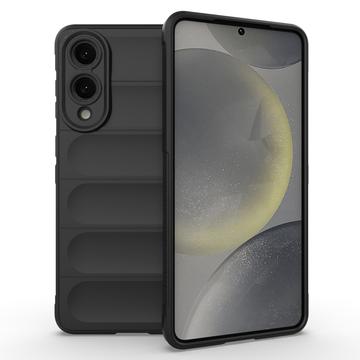 Samsung Galaxy S25 Edge Rugged TPU Hoesje - Zwart