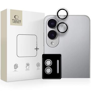 Samsung Galaxy S25 Edge Tech-Protect Cam Fit+ Camera Beschermer van Gehard Glas - Helder